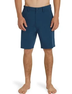 Quiksilver Union Heather Amph 19 Hybrid Shorts Dark Denim