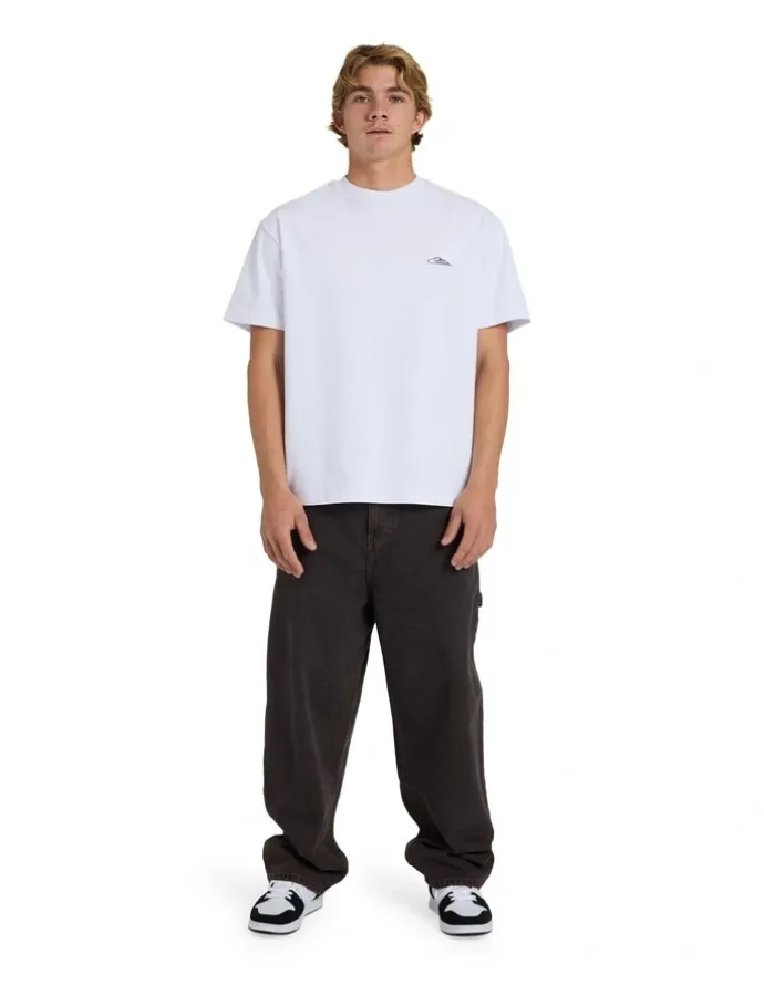 Quiksilver YG Baggy Denim Pants Black Black Tint Brown