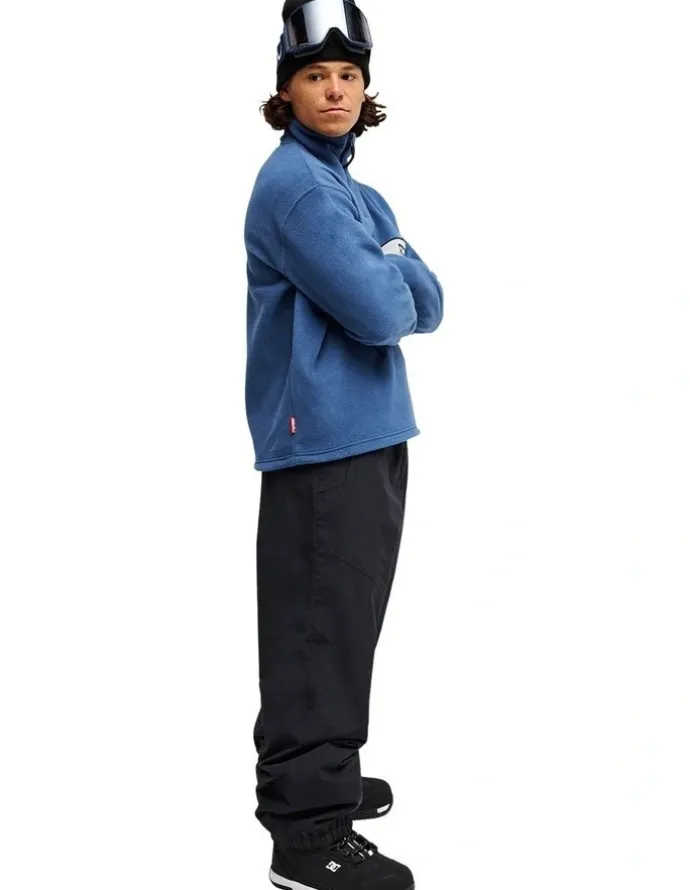 Quiksilver YG Cruz Polar Half Zip Fleece Dark Denim