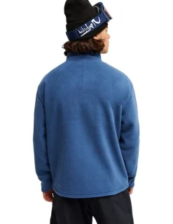 Quiksilver YG Cruz Polar Half Zip Fleece Dark Denim