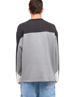 Quiksilver YG Factor Crew Neck Jumper In Quarry