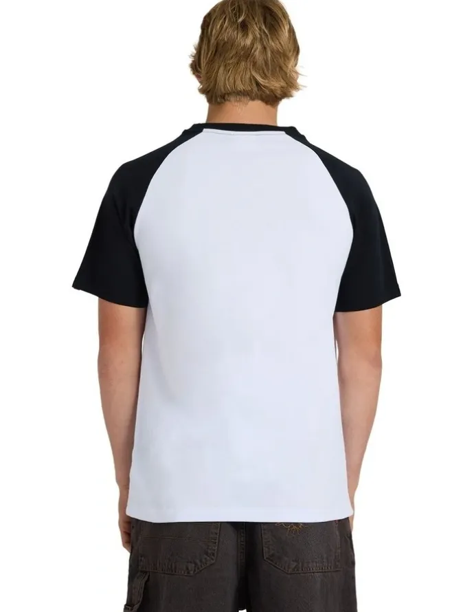 Quiksilver YG Split Raglan Oversized T-Shirt White