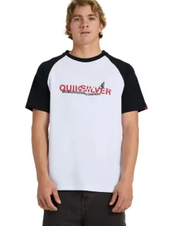 Quiksilver YG Split Raglan Oversized T-Shirt White