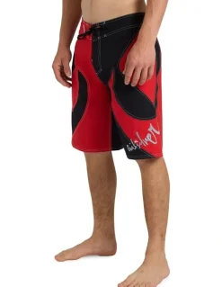 Quiksilver YG Surfsilk Interceptor 21 Inch Boardshorts in Red