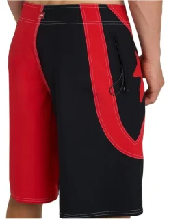 Quiksilver YG Surfsilk Interceptor 21 Inch Boardshorts in Red
