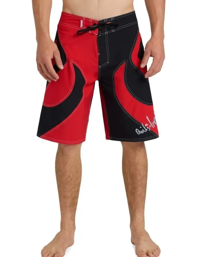 Quiksilver YG Surfsilk Interceptor 21 Inch Boardshorts in Red