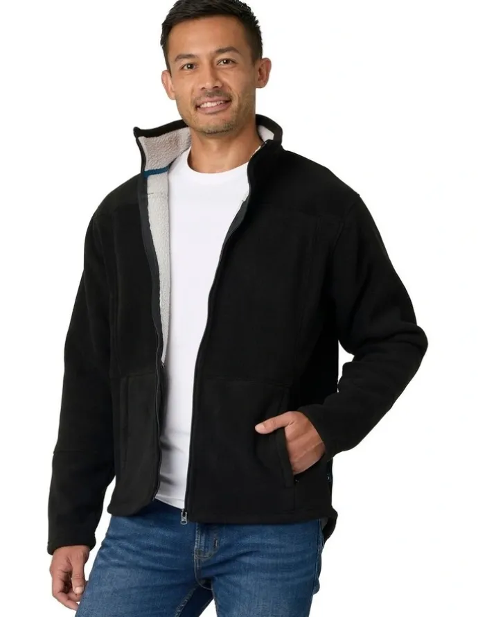Rainbird Lumber Ultra Warm Fleece Jacket in Black