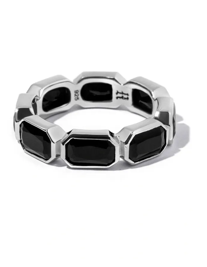Rawninety Haven Onyx Ring | Silver