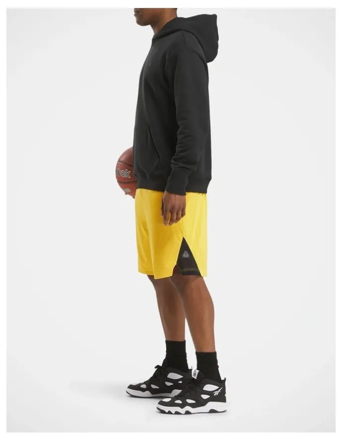 Reebok Atr Hoopwear Short In Fierce Gold
