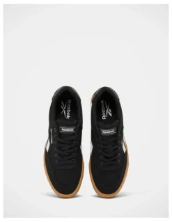 Reebok Court Advance Vulc Sneakers in Jet Black/Tan