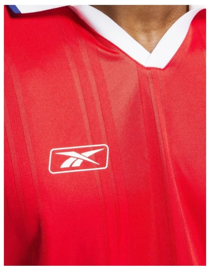 Reebok Obey Jersey Tops In Vector Red