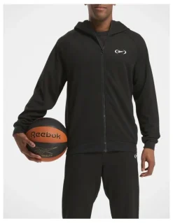 Reebok Reebok Hoopwear Full Zip In Black