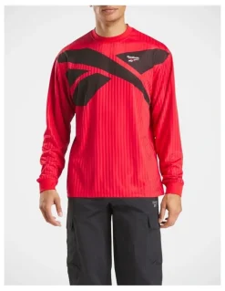 Reebok RI Cross Check Longsleeve Jersey in Vector Red
