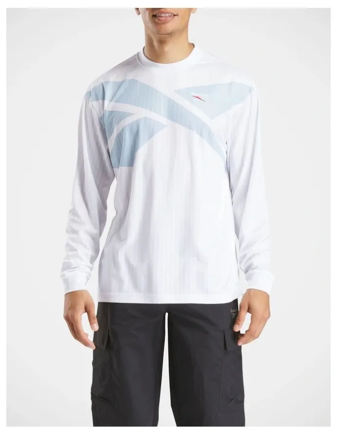 Reebok RI Cross Check Longsleeve Jersey in White