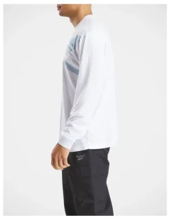 Reebok RI Cross Check Longsleeve Jersey in White