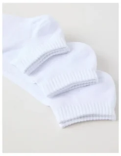 Regatta 3 Pack Low Cut Sport Socks in White