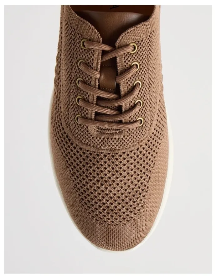 Regatta Bradley Knit Sneaker in Light Brown