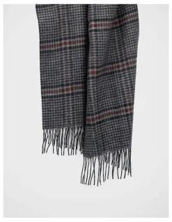 Regatta Check Houdstooth Scarf Winter Accessory Brown