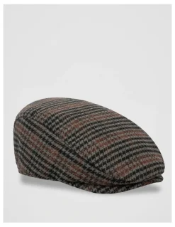 Regatta Houdstooth Driving Cap Hat Brown