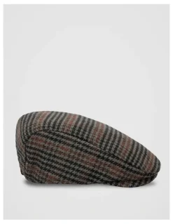 Regatta Houdstooth Driving Cap Hat Brown