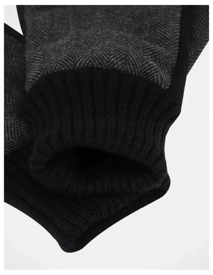 Regatta Men's Herringbone Gloves Winter Accessory Black