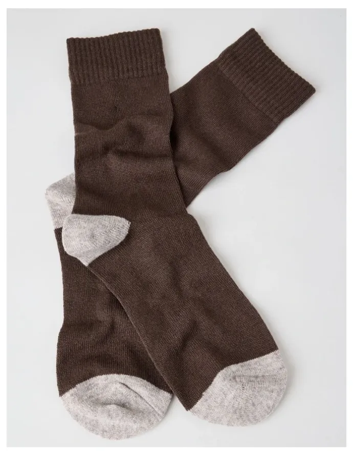 Regatta Merino Wool Boot Socks in Expresso and Taupe Marle