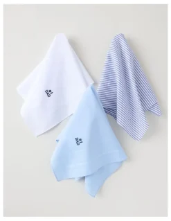 Regatta 3pk Hankies #1 Dad in Multi