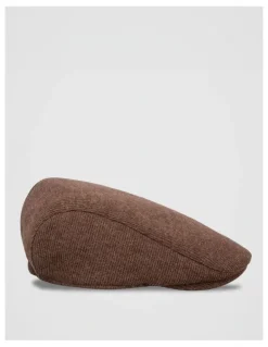 Regatta Ribbed Driving Cap Hat Chocolate