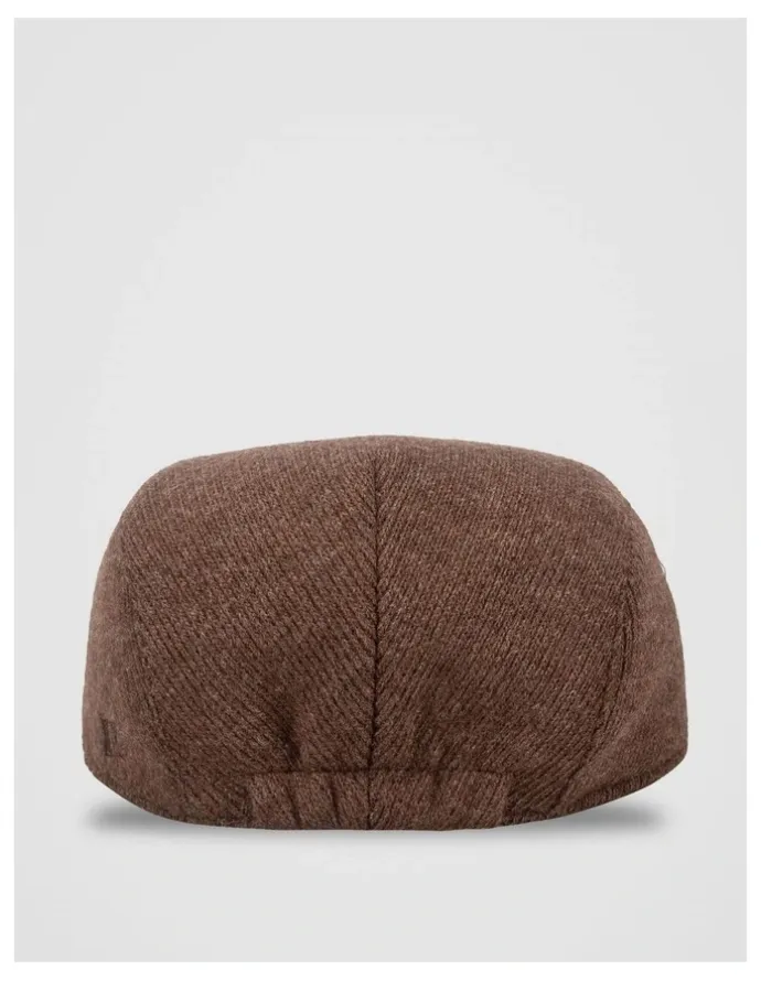 Regatta Ribbed Driving Cap Hat Chocolate