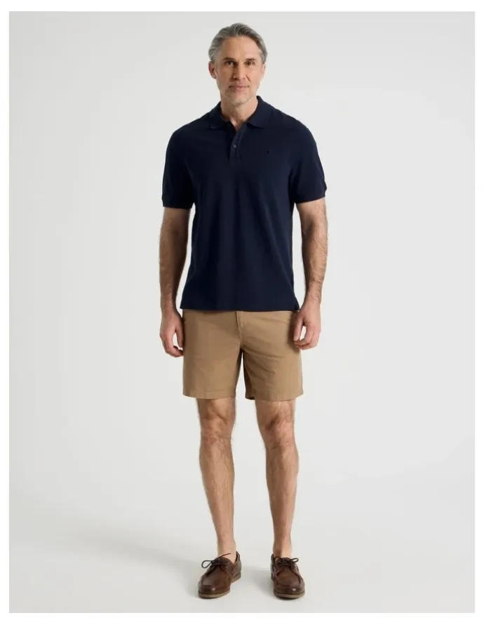 Regatta Birdseye Pique Polo in Navy
