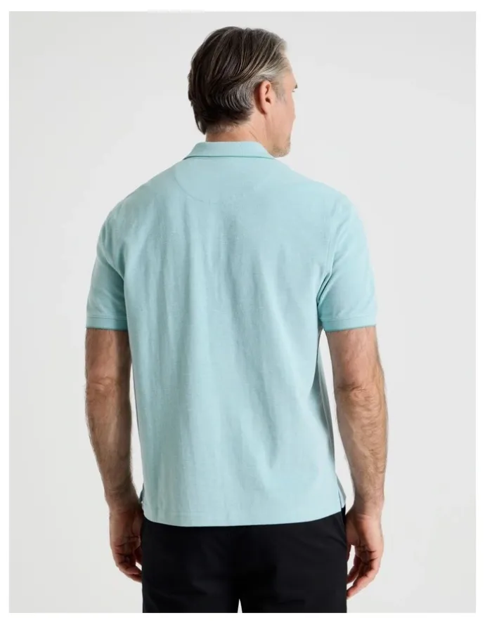 Regatta Birdseye Pique Polo in Turquoise