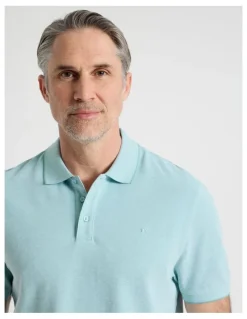 Regatta Birdseye Pique Polo in Turquoise
