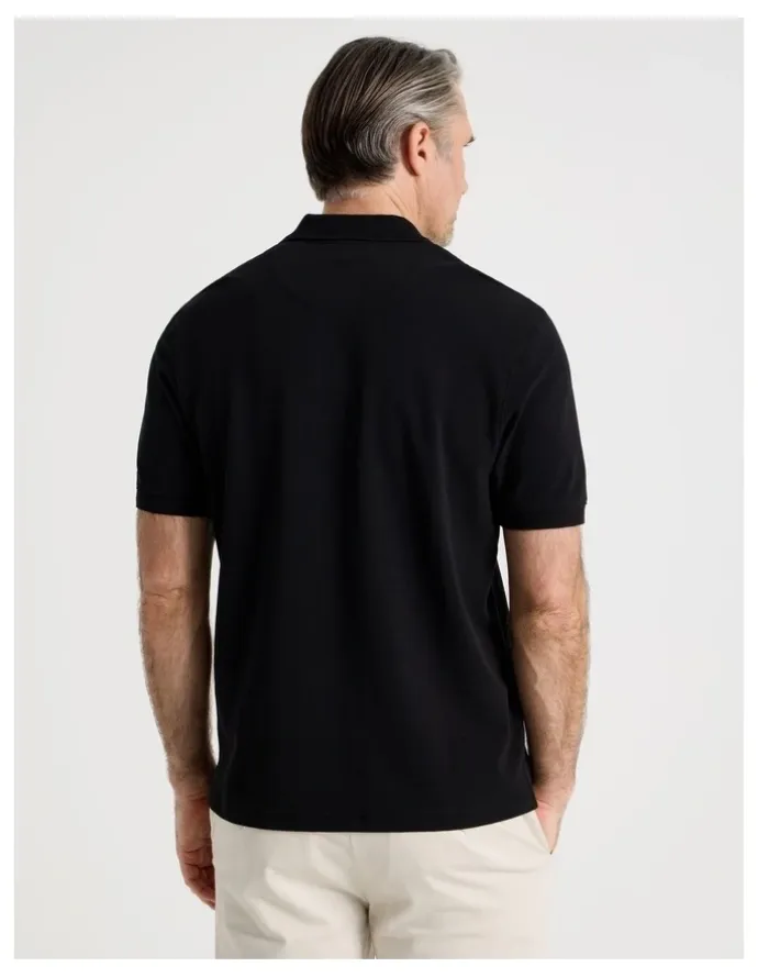 Regatta Birdseye Pique Polo in Black
