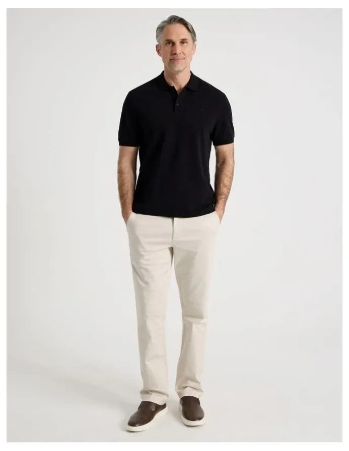 Regatta Birdseye Pique Polo in Black