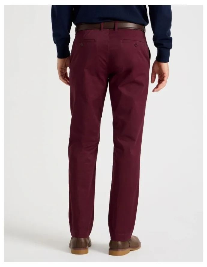 Regatta Chino Pant in Burgundy