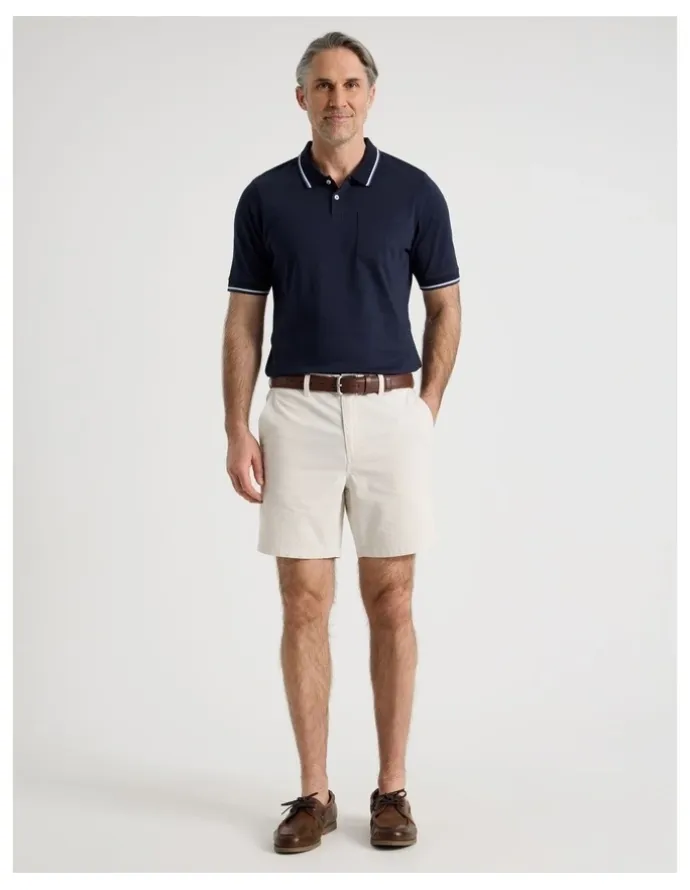 Regatta Chino Short in Ecru
