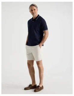 Regatta Contrast Tipping Jersey Polo in Navy