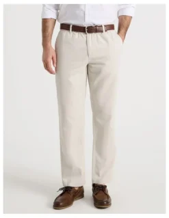 Regatta Cotton Linen Pant in Bone