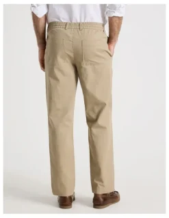 Regatta Cotton Linen Pant in Taupe