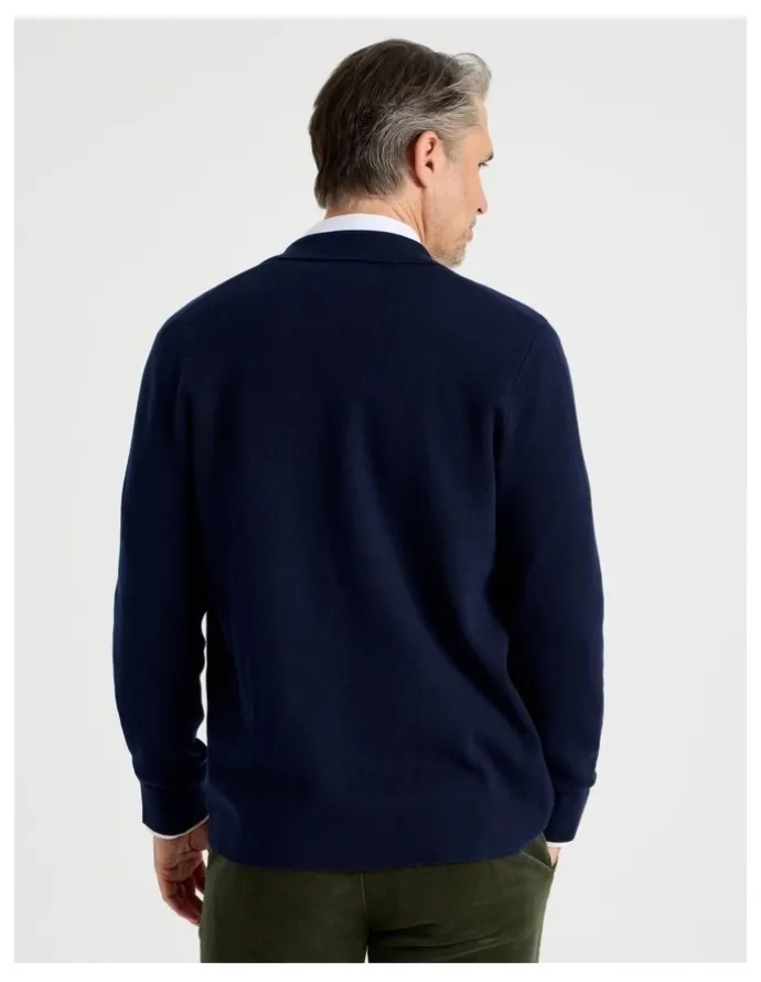 Regatta Knitted Blazer in Navy