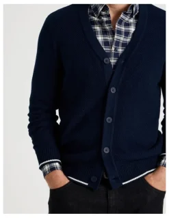 Regatta Knitted Cardigan in Navy