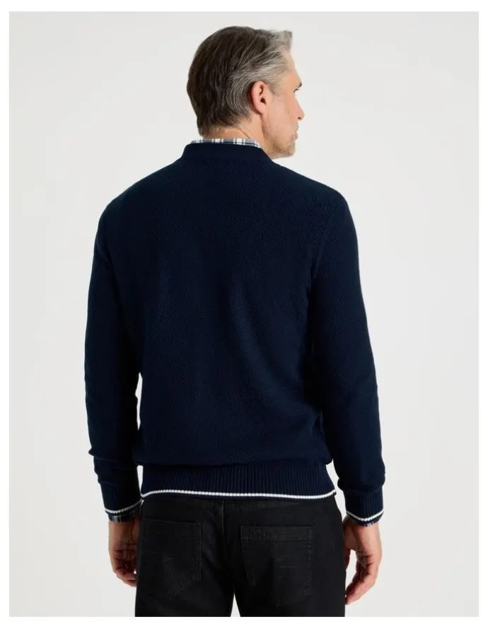 Regatta Knitted Cardigan in Navy