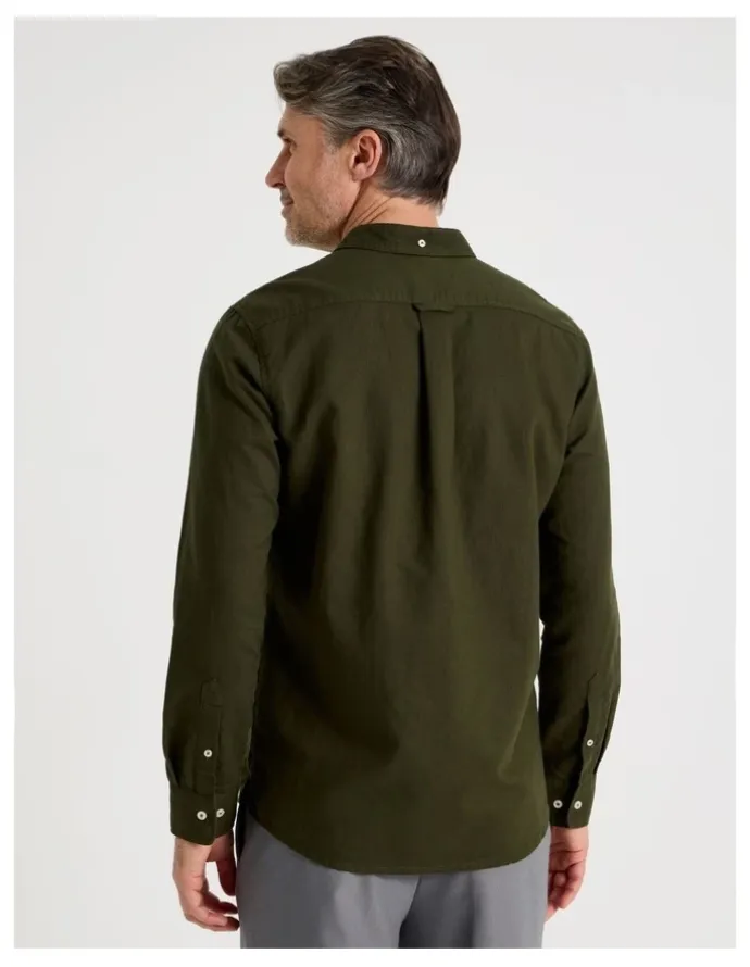Regatta Long Sleeve Plain Shirt in Khaki