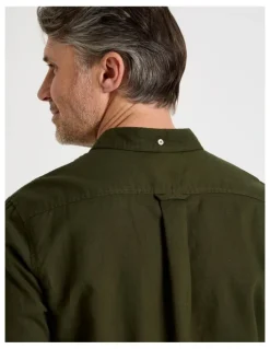 Regatta Long Sleeve Plain Shirt in Khaki