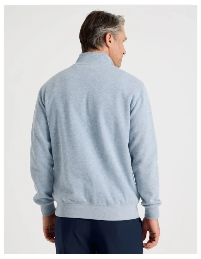 Regatta Long Sleeve 1/4 Zip Sweat Top in Light Blue