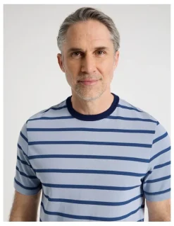 Regatta Nautical Stripe T-Shirt in Blue