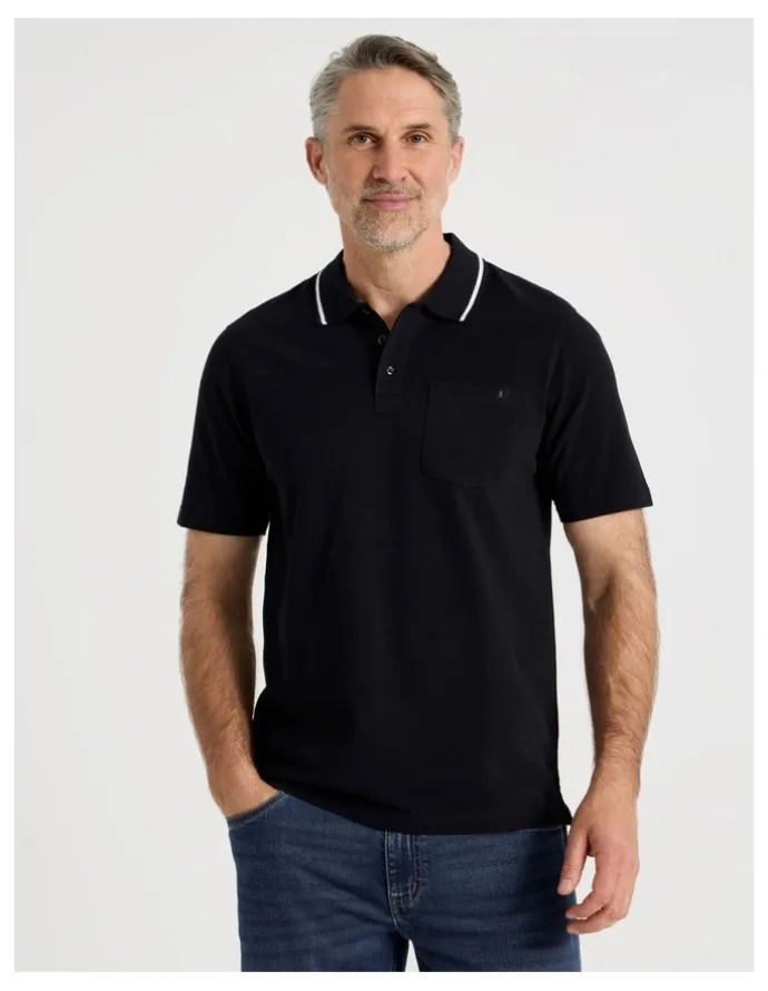 Regatta Pique Polo in Black