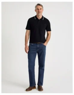 Regatta Pique Polo in Black