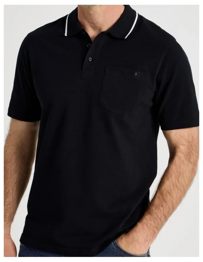 Regatta Pique Polo in Black