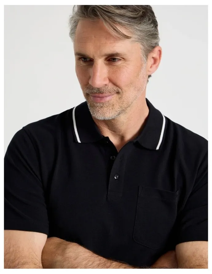Regatta Pique Polo in Black
